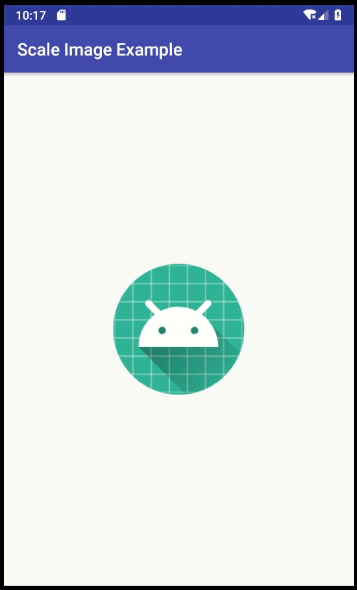 Animated gif: Scale image example