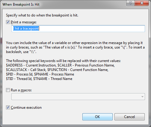 When Breakpoint Is Hit