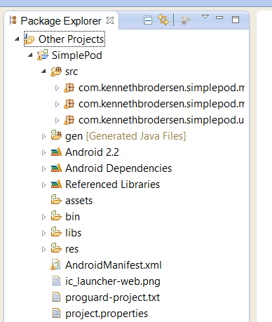 Eclipse Package Explorer