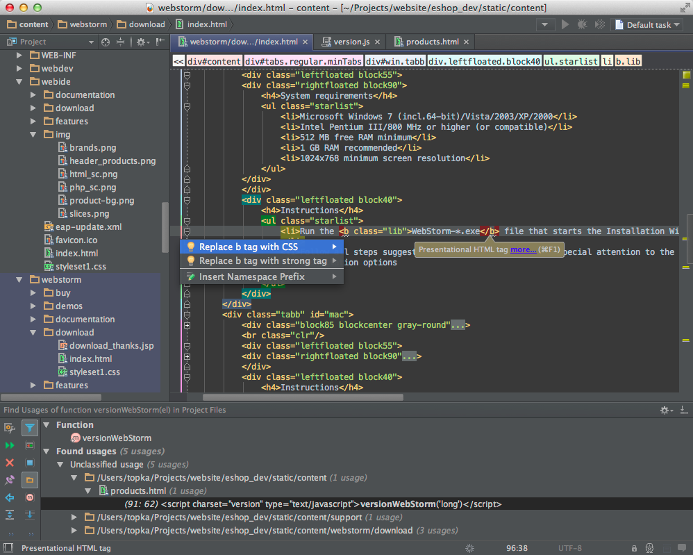 PHPStorm Dark