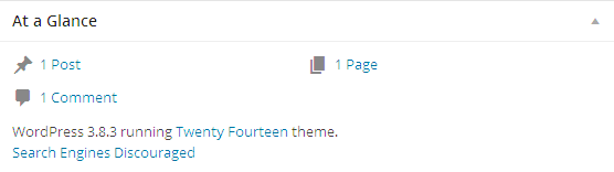 WordPress Version 3.8.3