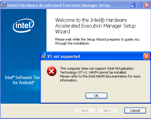 Installation error print-screen