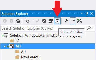 Show all files in Visual Studio 2013