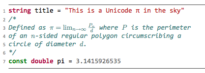 fancy LaTeX example