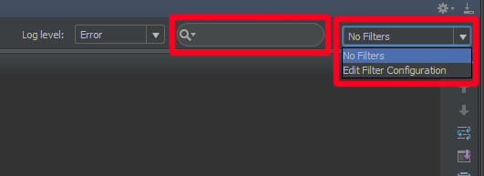 Search & Filter Logcat