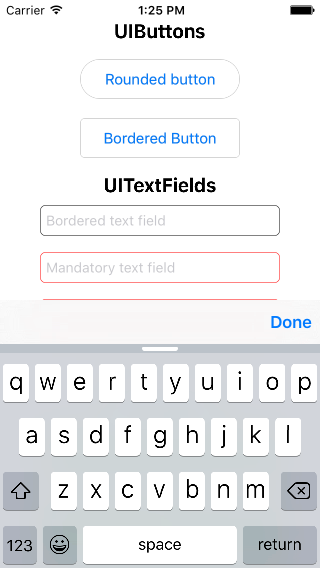 Done toolbar above keyboard in iOS (with using DCKit library)