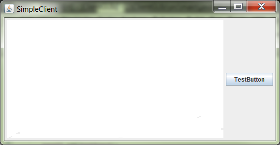 SimpleClient -> Screenshot immediately after Start