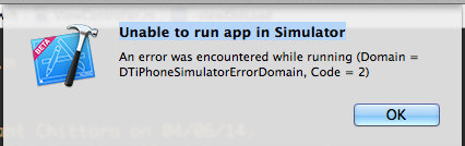 Xcode Error