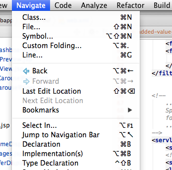 MBP Intellij Menu