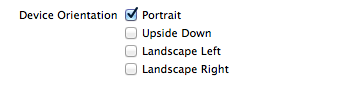 Removed landscape orientation
