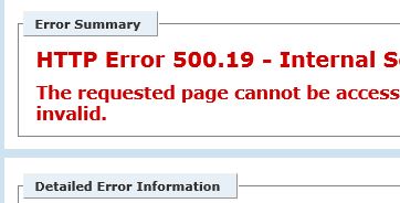 Detailed HTTP Error