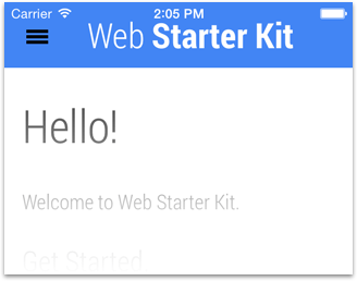 Screenshot using black-translucent