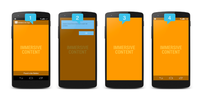Immersive Full-Screen Mode Demo