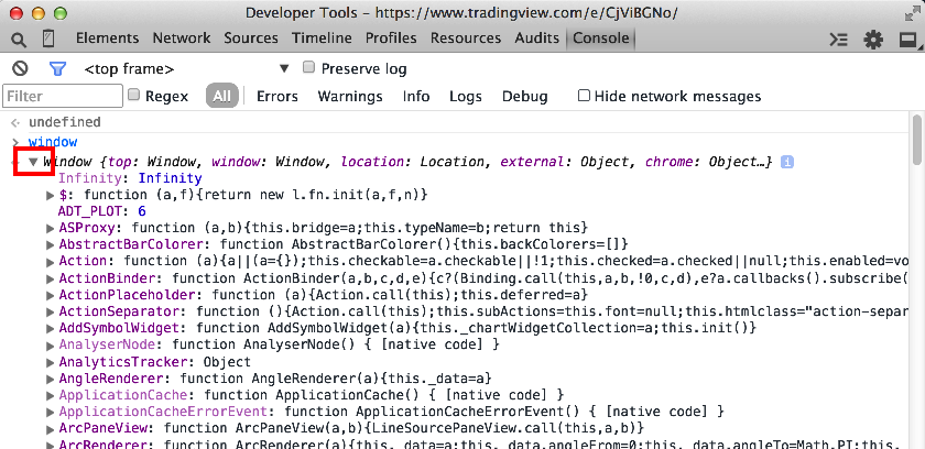 chrome-show-all-variables-expand-window-object