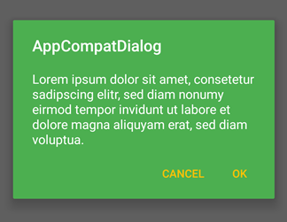 styled alertdialog
