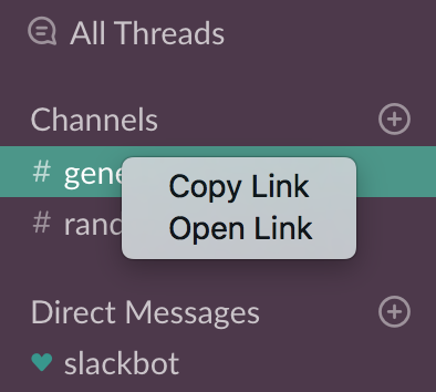 grabbing a channel's URL