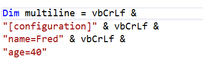 Multiline Strings