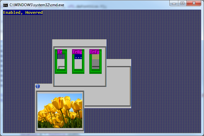 Text controls with image