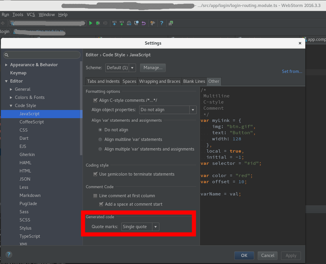 webstorm 2016.3.3