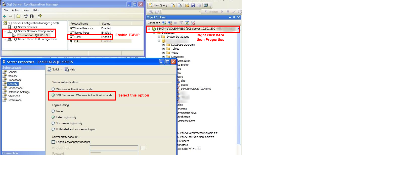 SQL Server 2008 Server Permissions