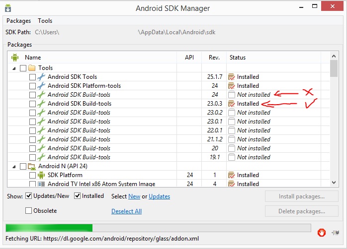 SDK Manager
