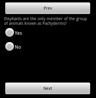 screen shot of sample layout