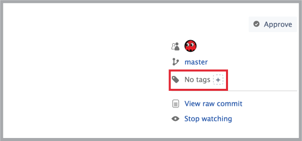 find where it says No tags