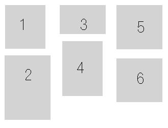 order of filling