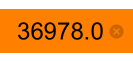 numbers looking centered