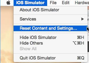 iOS Reset