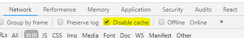 Network tab