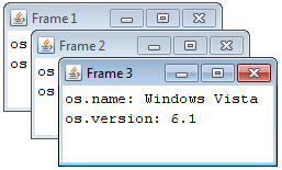 Stacked windows on Windows 7