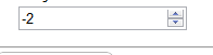 Screenshot of input control