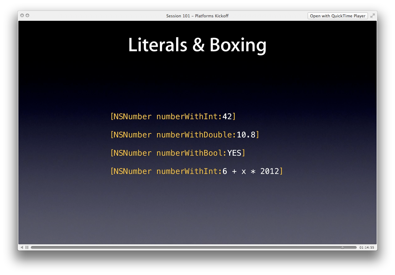 Literals & Boxing