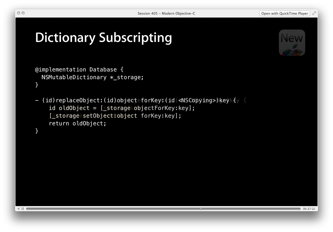 Dictionary Subscripting