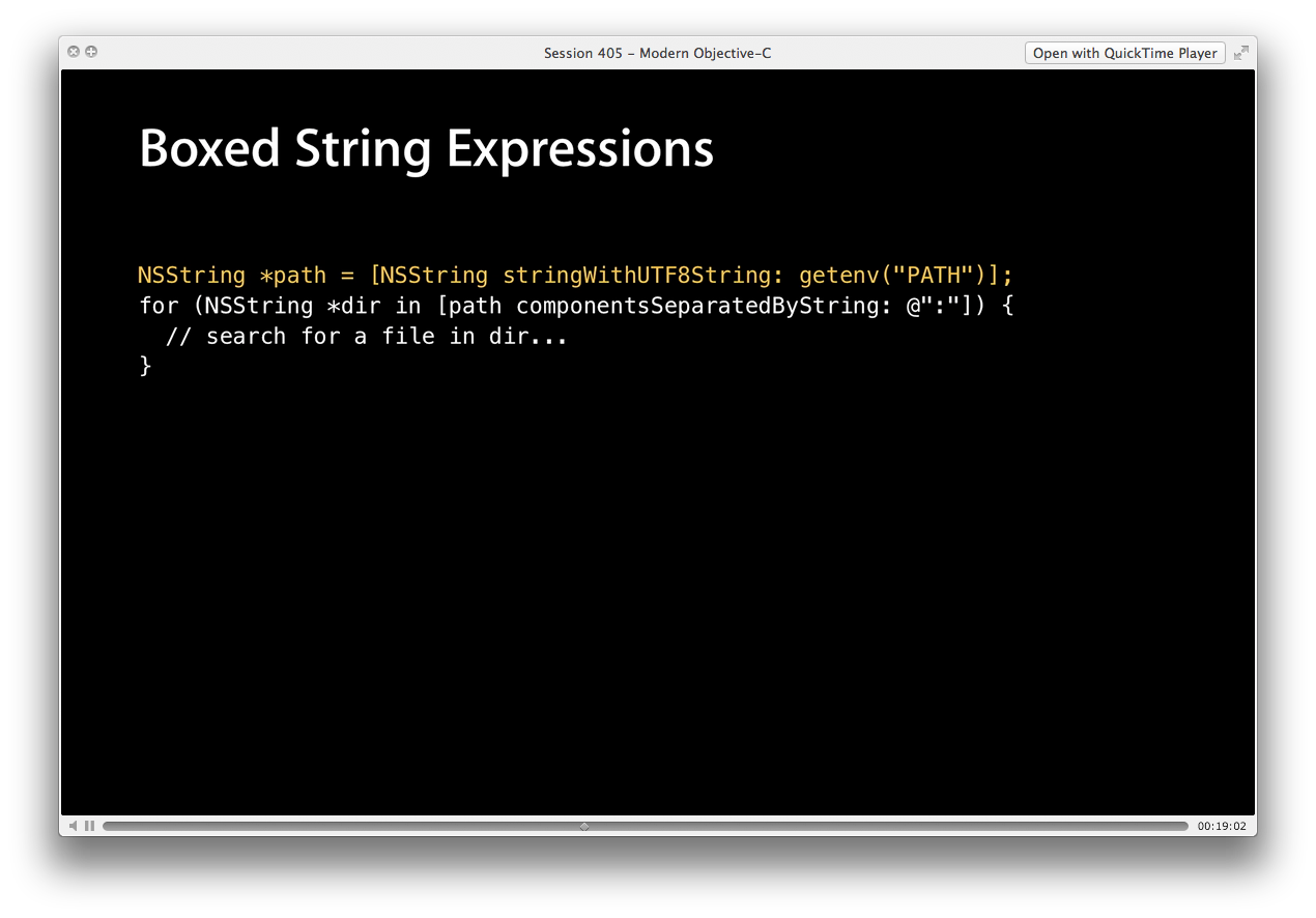 Boxed String Expressions