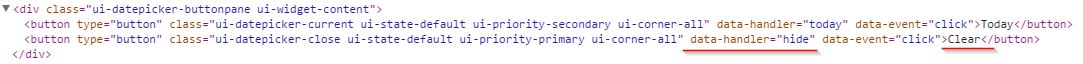 The solution came from this *data-handler="hide"*