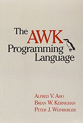 The AWK programming language. 