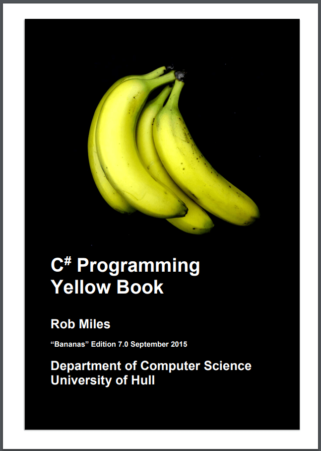 C# Programming Yellow Book. R. Miles