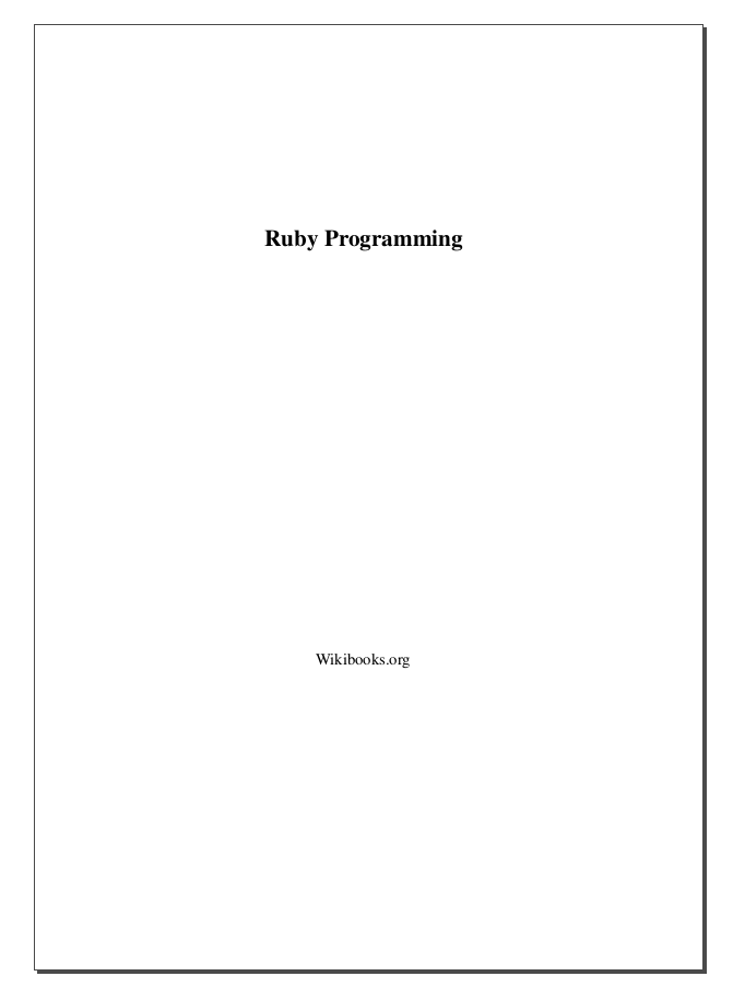 Ruby Programming