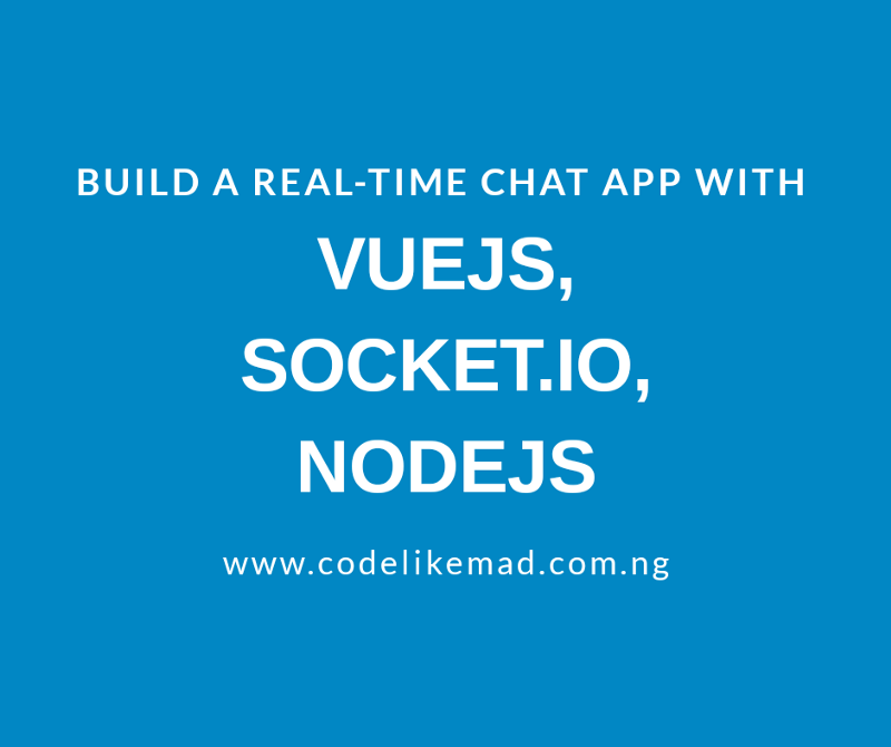 Создание чат-приложения в режиме реального времени с Vue.js, Socket.IO и Node.js