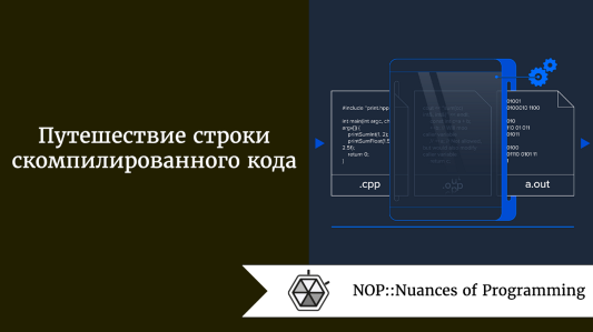 Путешествие строки скомпилированного кода