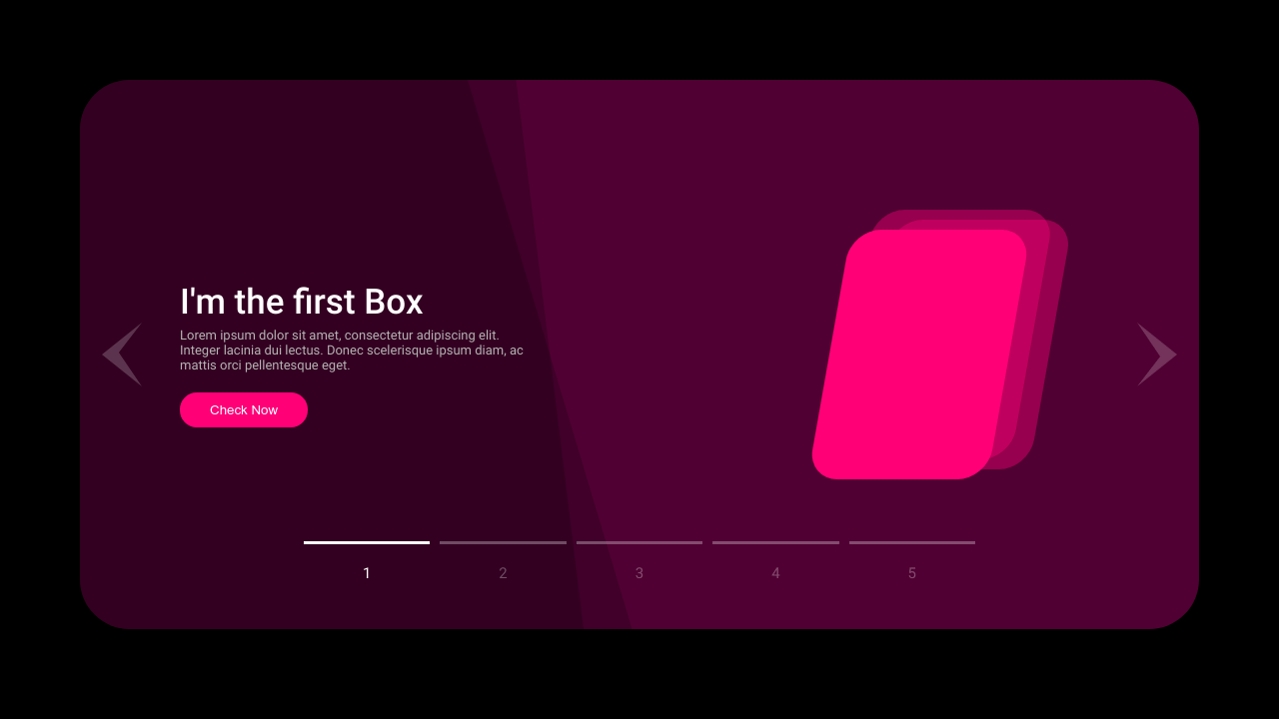 Слайдер с несколькими элементами управления (Javascript)