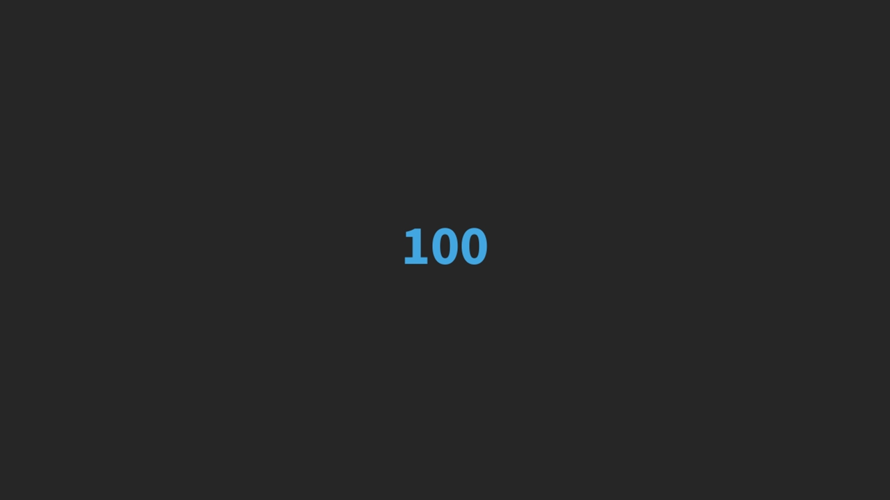 Анимация отсчёта SVG